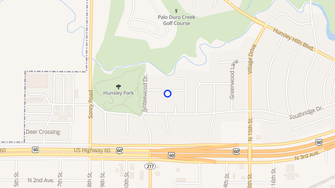 Map for Canyon Creek Apartments - Canyon, TX