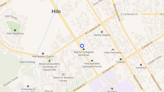 Map for University Palms Apartments - Hilo, HI