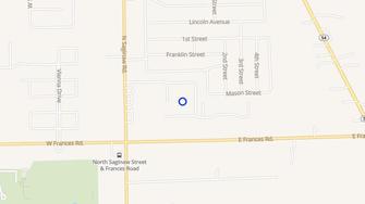 Map for Sugartree Apartments - Mount Morris, MI