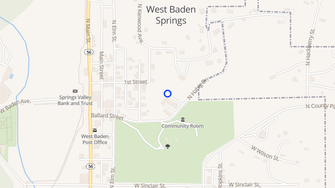 Map for Pleasant View Apartments - West Baden Springs, IN