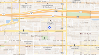 Map for Camden Ybor City - Tampa, FL