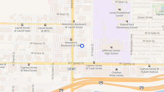 Map for Apartment Locators - Tampa, FL