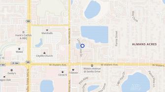 Map for Lake Azzure  - Tampa, FL