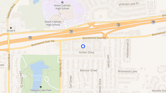 Map for Quail Ridge Apartments - Fort Worth, TX