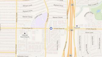 Map for South Park Apartments - Arlington, TX