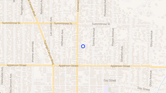 Map for Commerce Terrace Apartments - Tujunga, CA