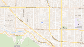 Map for Mountair Apartments - Tujunga, CA