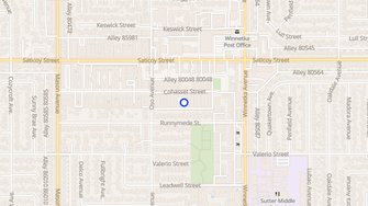 Map for Forest Glen Apartments - Winnetka, CA