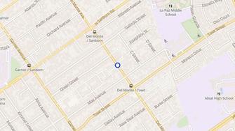 Map for Sunset Park Apartments - Salinas, CA