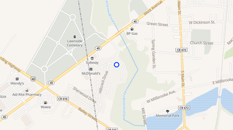 Map for Hillcrest Garden Apartments - Woodstown, NJ