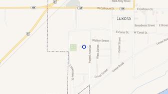 Map for Luxora Garden Apartments - Luxora, AR