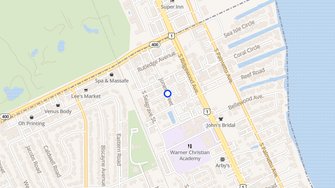 Map for Vanessa Apartments - Daytona Beach, FL