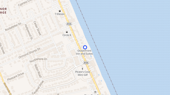Map for Aqua Terrace Motel - Ormond Beach, FL