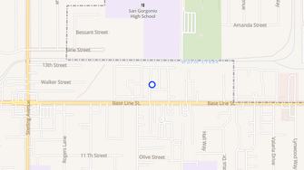 Map for Sierra Springs Apartments - San Bernardino, CA
