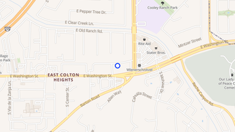 Map for Terrace Oak Apartments - Colton, CA