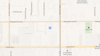 Map for Jimenez Park Properties - Bloomington, CA