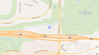 Map for Antioch Crossing Apartments - Overland Park, KS