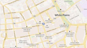 Map for Trump Tower at City Center - White Plains, NY