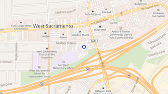 Map for Margaret McDowell Manor - West Sacramento, CA