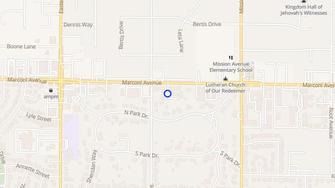 Map for Marconi Woodside Apartments - Sacramento, CA