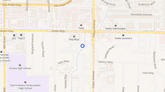Map for Royal Arms Apartments - Sacramento, CA