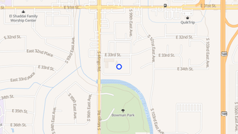 Map for Heather Stone Apartments - Tulsa, OK
