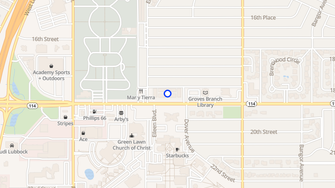 Map for University Club - Lubbock, TX