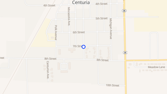 Map for Hometown Village - Centuria, WI