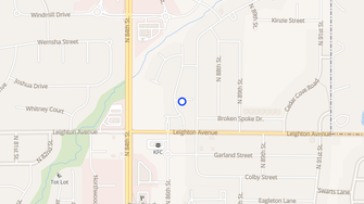Map for Appleton Apartment Homes - Lincoln, NE