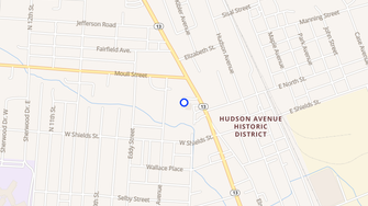 Map for Fairfield Studio Apartments - Newark, OH