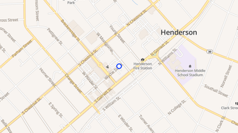 Map for Vance Senior Housing Apartments - Henderson, NC