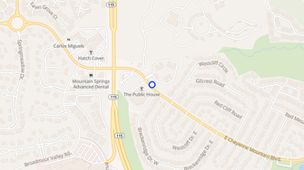 Map for Broadmoor Springs Apartments - Colorado Springs, CO