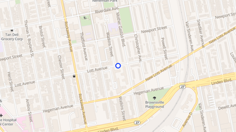 Map for Plaza Residences - Brooklyn, NY