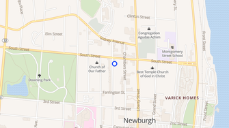 Map for Lander Street Apartments - Newburgh, NY