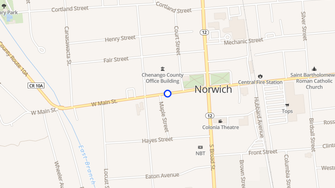 Map for Norwich Senior Housing - Norwich, NY