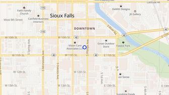 Map for Carpenter Building - Sioux Falls, SD