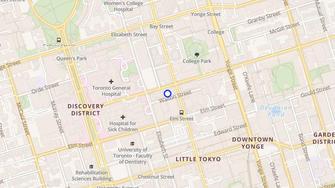 Map for Lucliffe Apartments - Toronto, ON