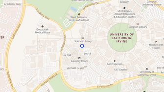 Map for Campus Village - Irvine, CA