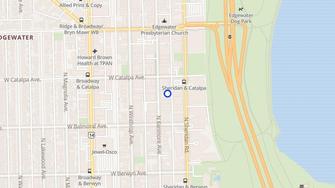 Map for Pines of Edgewater - Chicago, IL