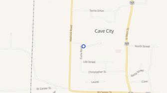 Map for Curia Creek Apartments - Cave City, AR