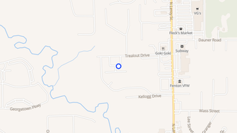 Map for Crestview Estates - Fenton, MI