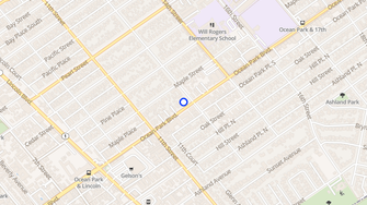 Map for 2520 Euclid Street - Santa Monica, CA