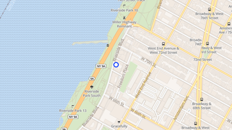 Map for Trump Place 180 Riverside Boulevard - New York, NY