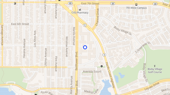 Map for Stoneybrook Villas - Long Beach, CA