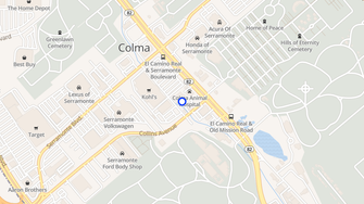 Map for Peninsula Reflections - Colma, CA
