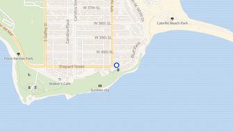 Map for Lands End Apartments  - San Pedro, CA