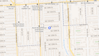Map for 110 NE 131 Street - North Miami, FL