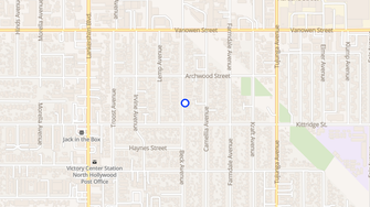 Map for 6626 Beck Ave - North Hollywood, CA