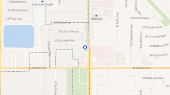 Map for Villa Faria Apartments - Fresno, CA