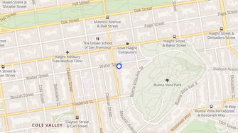 Map for 1275-1285 Waller Street - San Francisco, CA